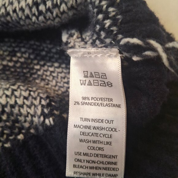 Cupcakes & Cashmere Fair Isle Cardigan Sz S Button Front Nordic Cabin Holiday - Picture 8 of 10